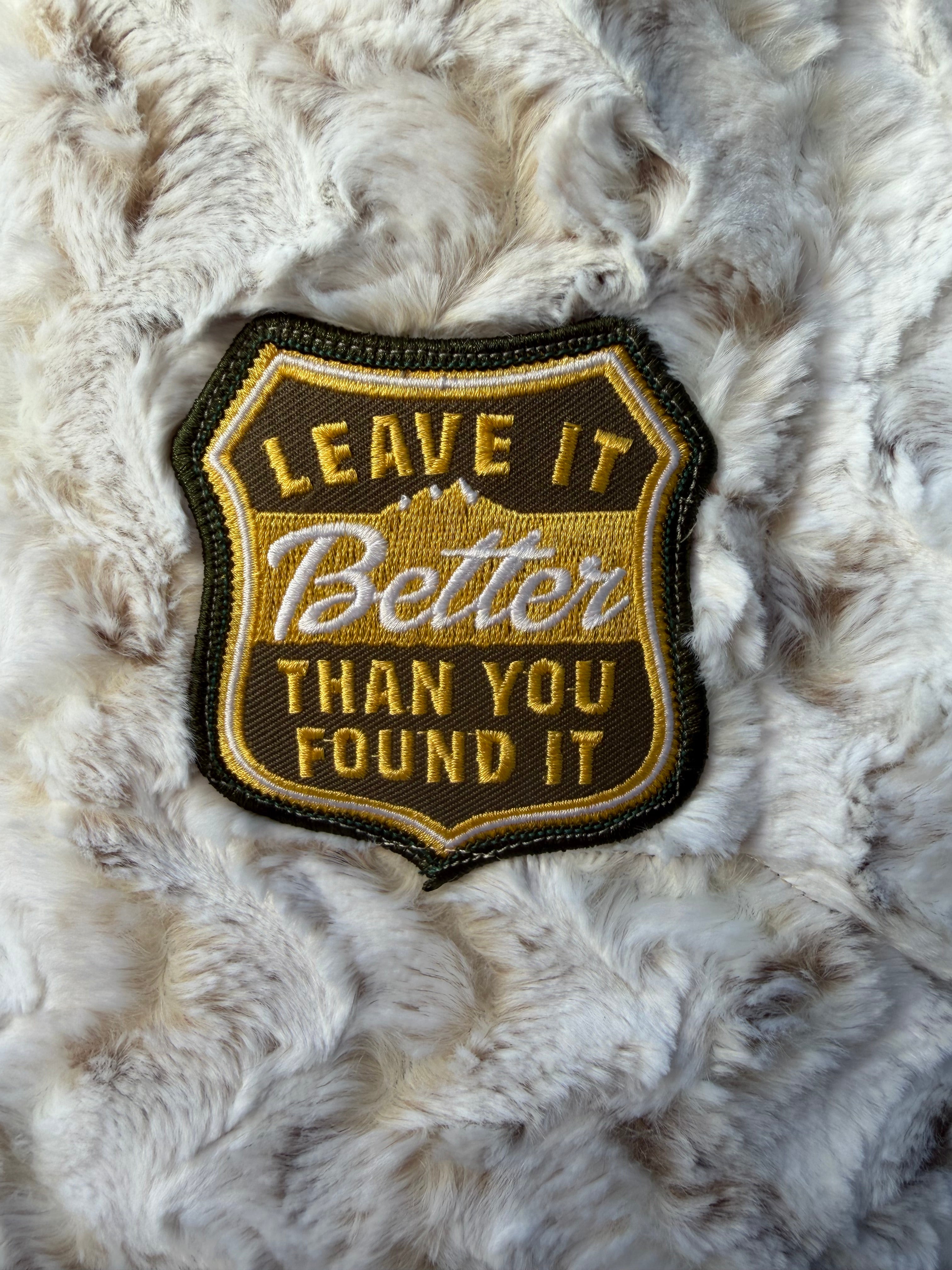 Leave It Better Minky Blanket 🌲🤎 (Adult Size)