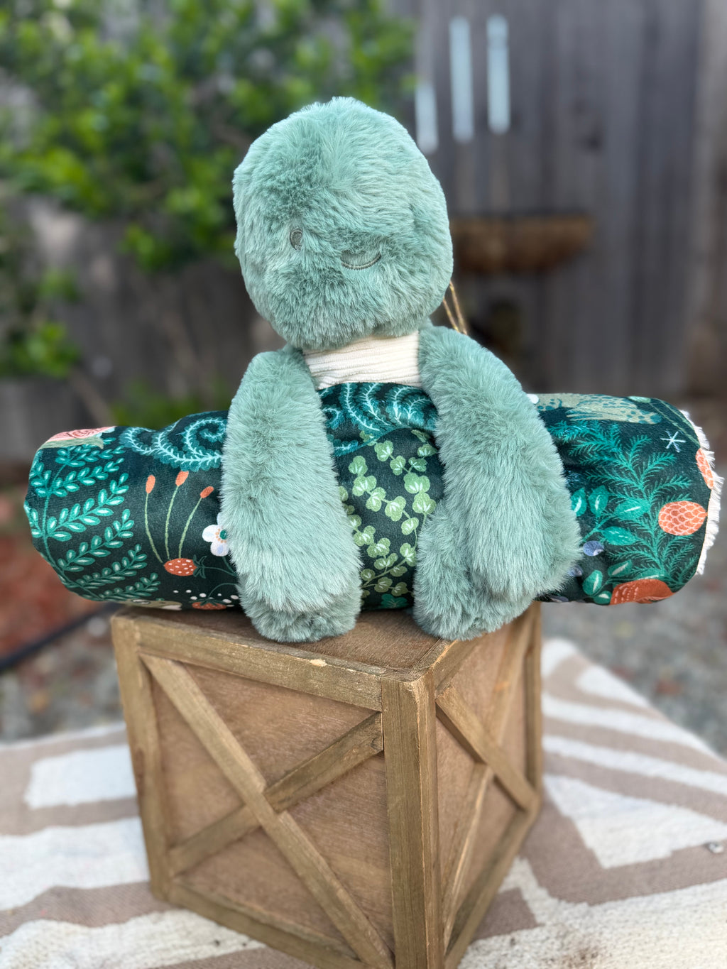 Stuffed Animal Baby Blanket Gift Set | Choose Animal & Blanket