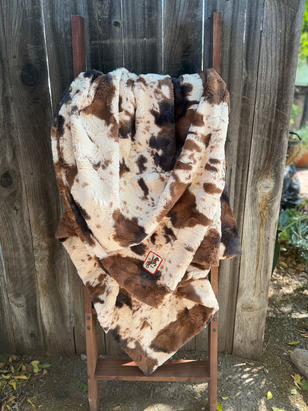 Cowhide Throw Blanket