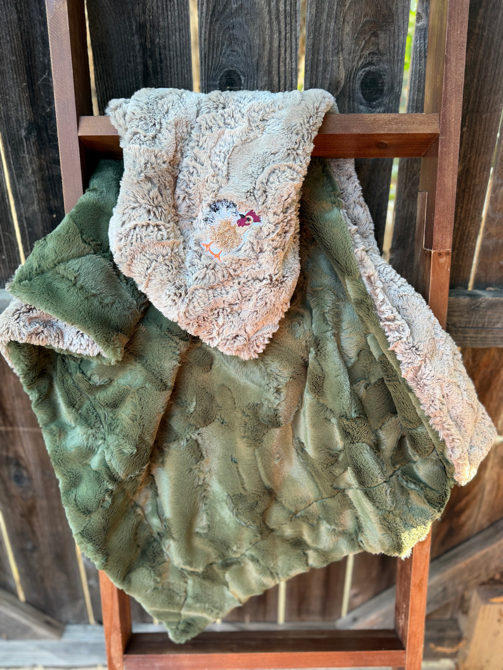 Sandshell Rooster Baby Blanket 🐓