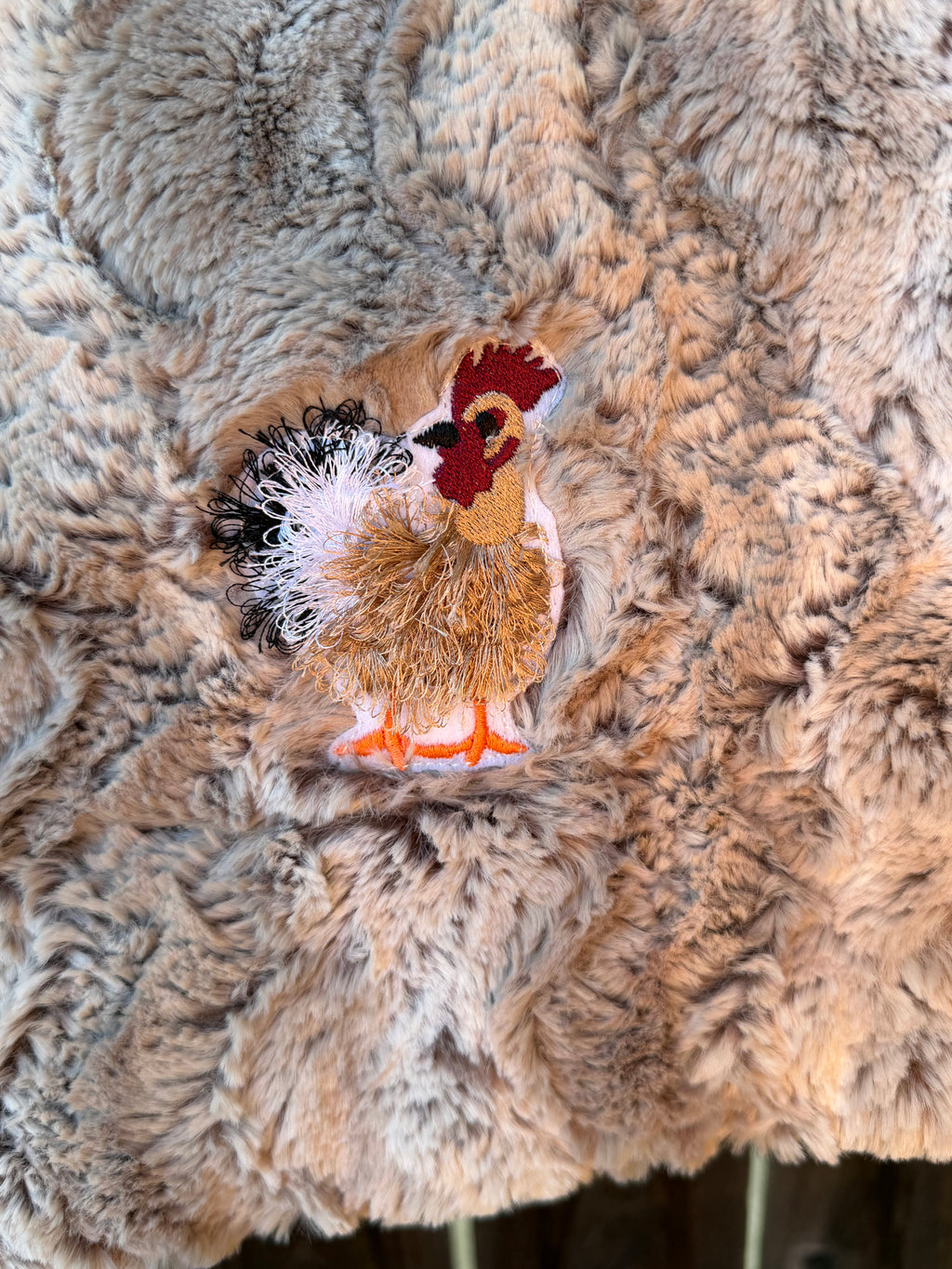 Sandshell Rooster Baby Blanket 🐓