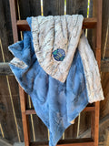 Silver Fox Dream Baby Blanket 🌙💙