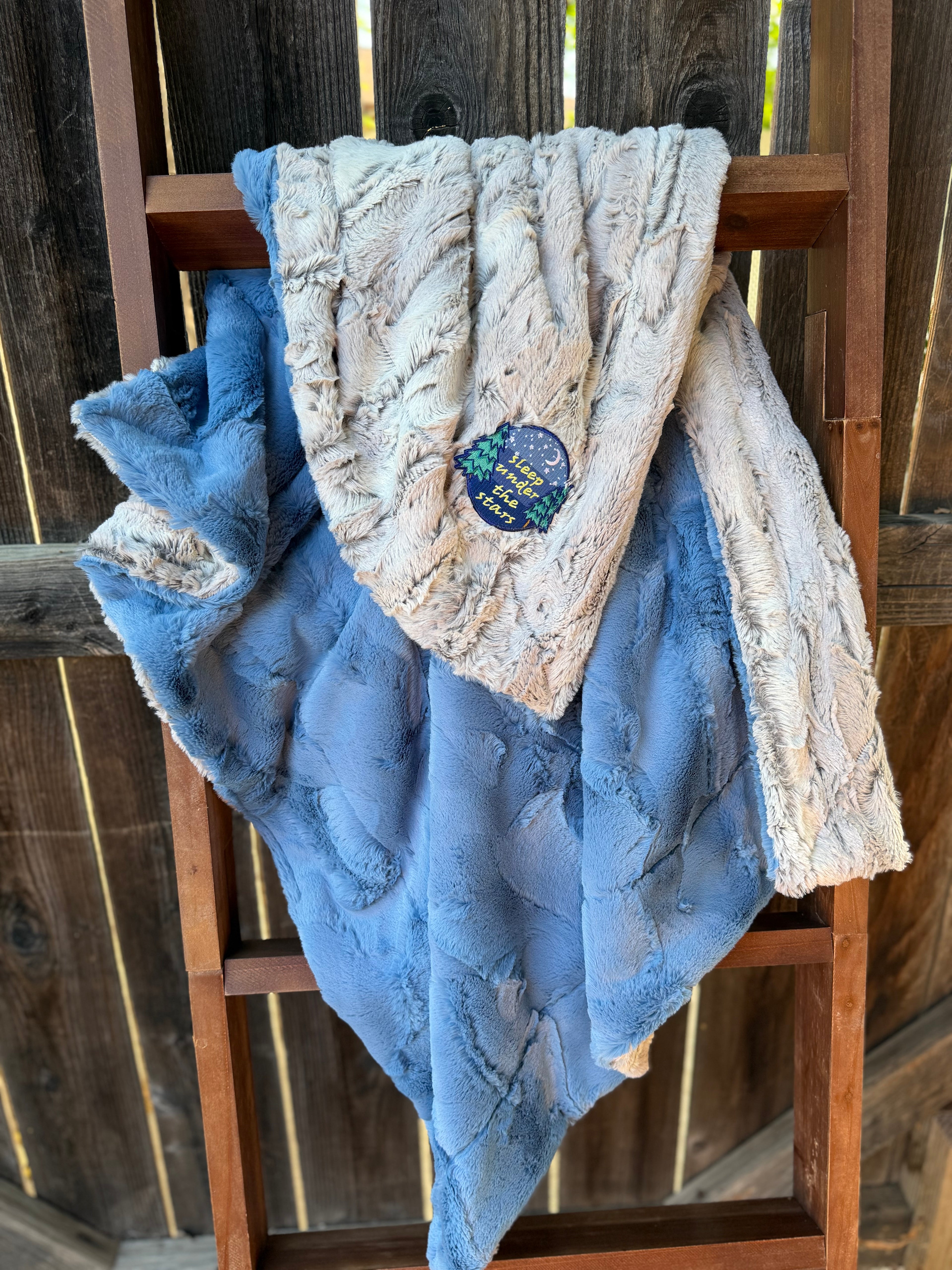 Silver Fox Dream Baby Blanket 🌙💙