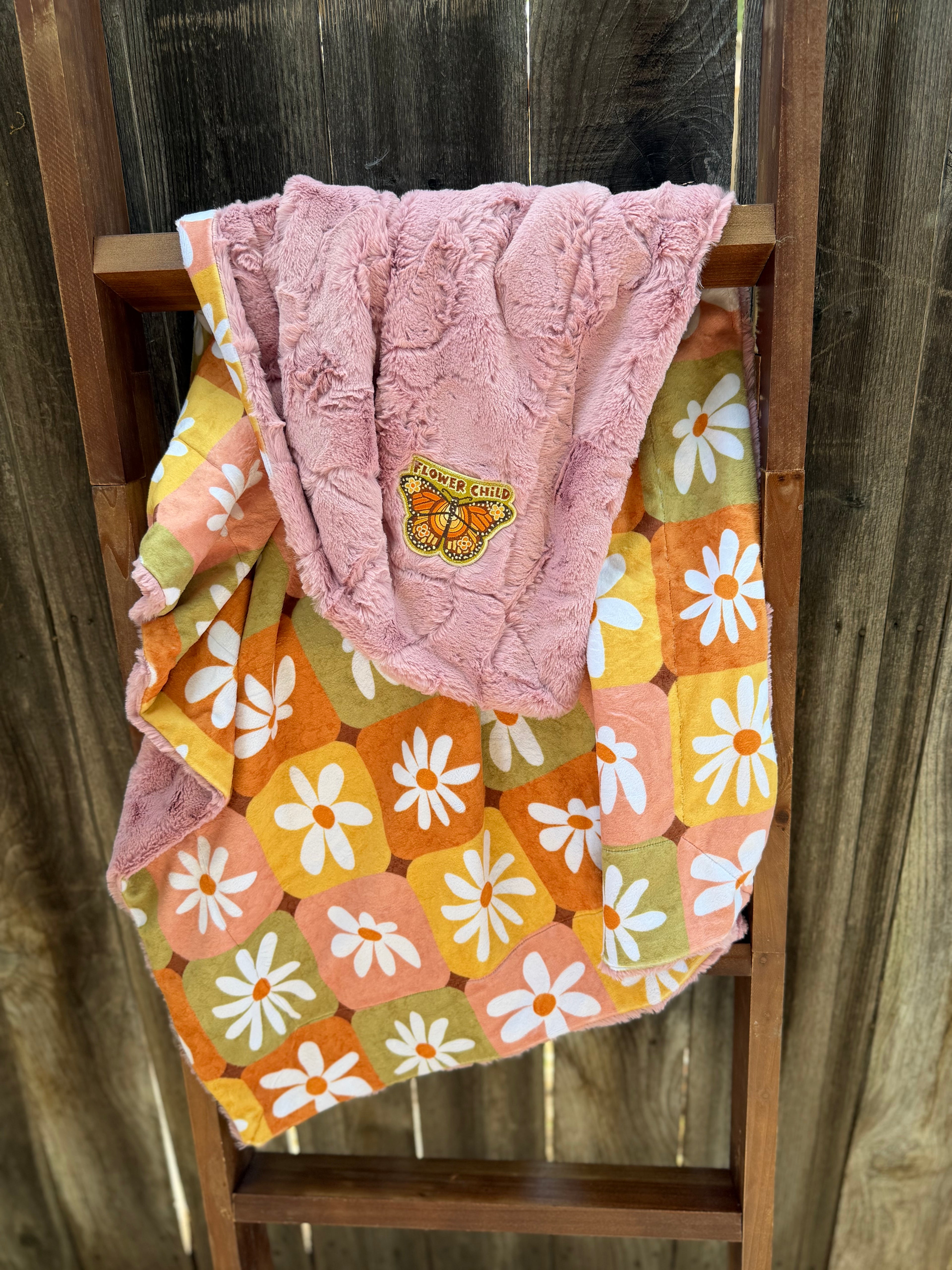 Flower Child Baby Blanket 🌼🦋