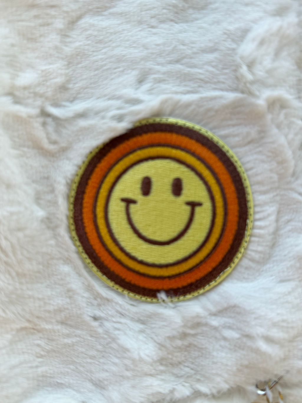 Retro Smile Kid Blanket ☀️🤎