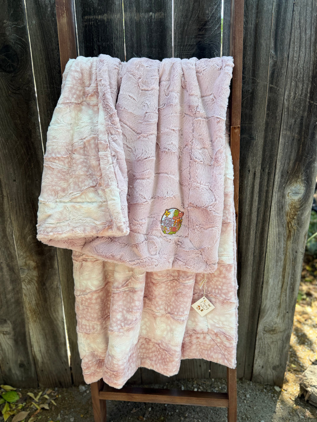 Woodland Rose Fawn Blanket 🌸🦌