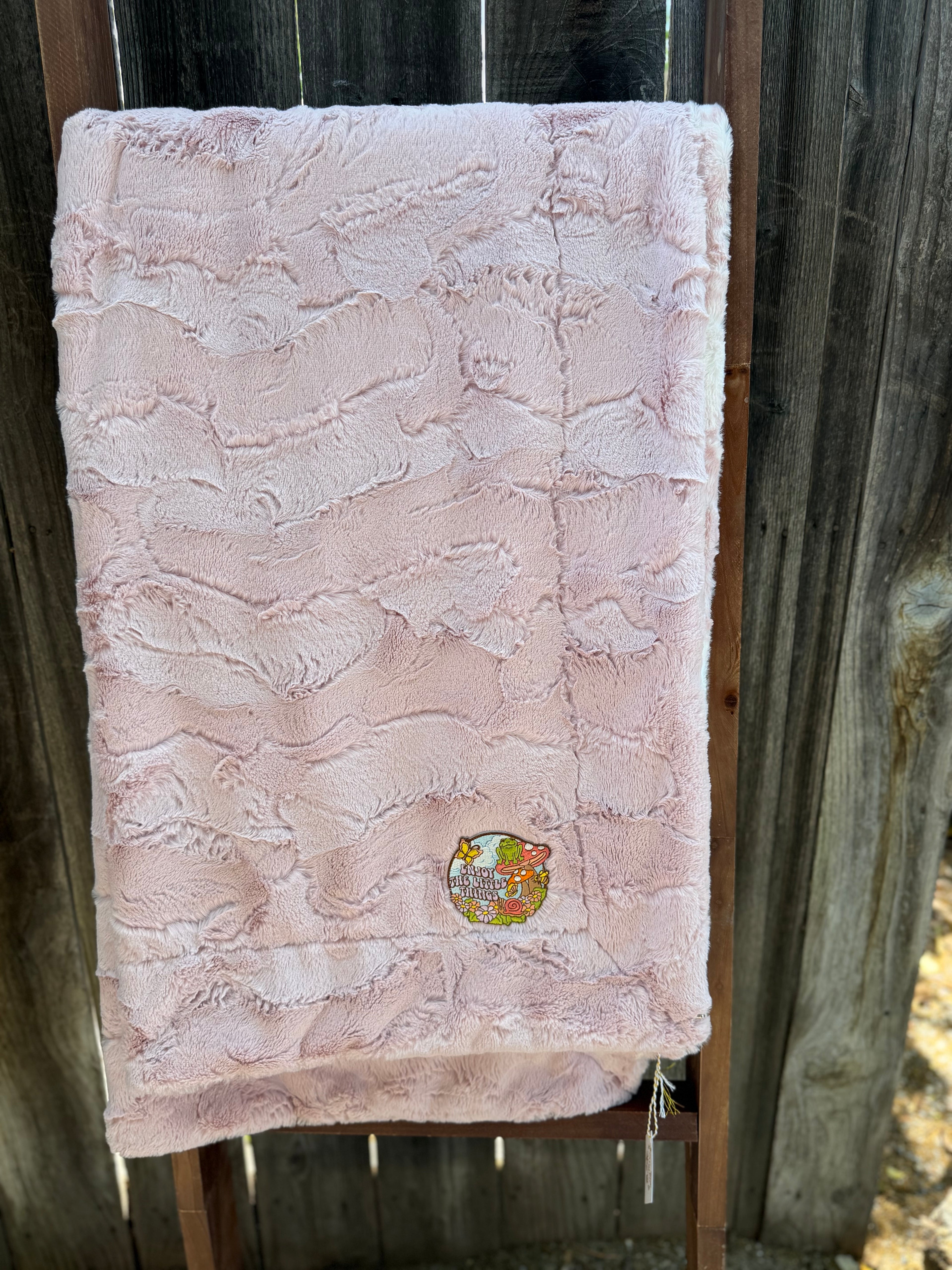 Woodland Rose Fawn Blanket 🌸🦌